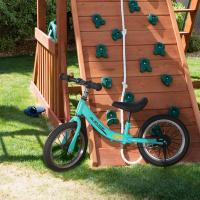 Bicicleta Sin Pedales con Freno de 2-6 años, Bici Equilibrio de 14 Pulgadas con Caballete y Timbre, Altura de Sillín Regulable, hasta 40kg, Juguetes para Niña y Niños - details 21