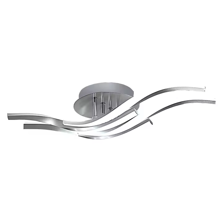 GOECO Lámpara de techo de aluminio de forma especial Plata 60*18*11CM 32W Luz blanca 6500K 220V - 1
