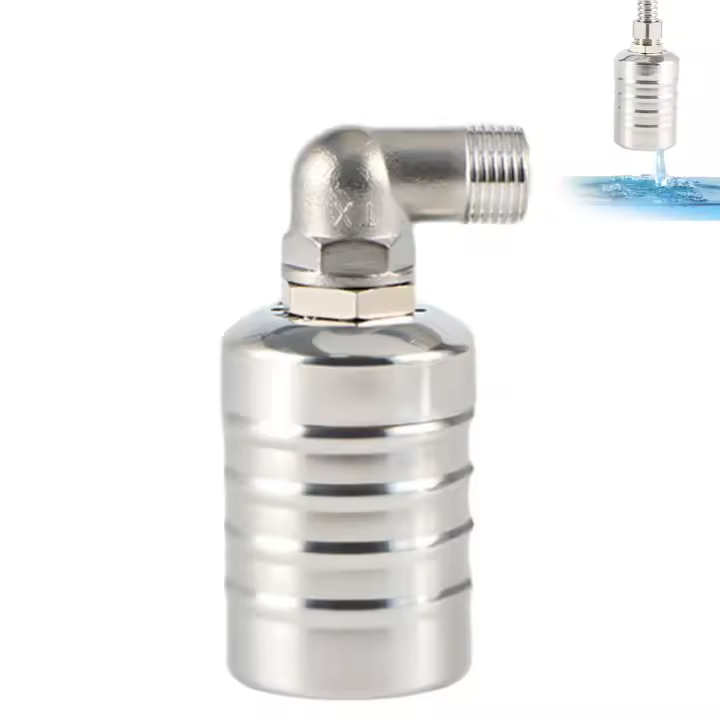 Válvula de Flotador Automática para Control de Nivel de Agua Acero Inoxidable 304 - 1