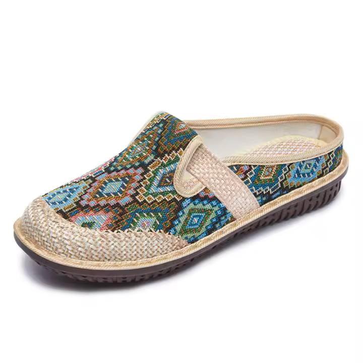 Zapatillas de verano de estilo retro, zapatillas de baño transpirables. ​ ​   ios, zapatos de punta, zapatillas de uso diario - 1