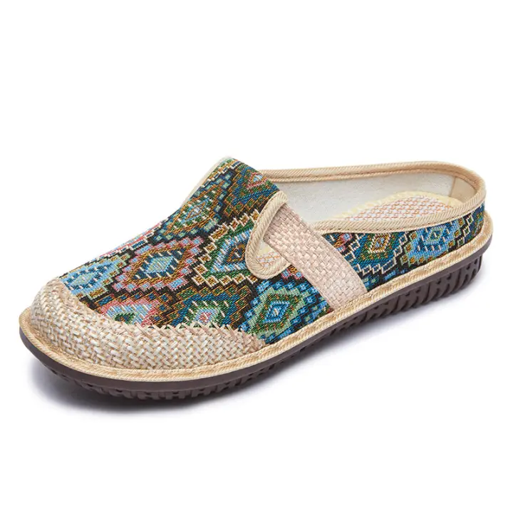 Zapatillas de verano de estilo retro, zapatillas de baño transpirables. ​ ​   ios, zapatos de punta, zapatillas de uso diario - 1