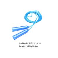Cuerda de saltar de plástico colorida para niños pequeños, cuerda de saltar para ejercicios al aire libre, Abs, ejercicios de Fitness, salto - details 1