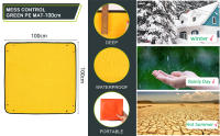Bandeja para mudanzas, estera para mudanzas de 100 x 100 cm, regalos para amantes de las plantas, estera para mudanzas de plantas impermeable plegable, bandeja de jardín, estera para plantar, mezcla de suelo para plantas suculentas de invernadero de inter - details 1