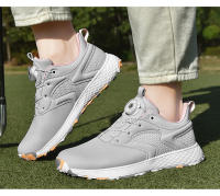 Zapatos de golf, zapatos de golf de pareja con botón giratorio impermeables para hombres y mujeres, zapatos deportivos casuales. - details 12
