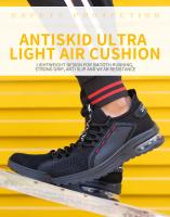 Zapatos de Seguridad Ligeros para Hombres Punta de Acero Resistentes a Resbalones - details 7