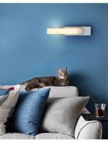 Lámpara de pared de mármol larga moderna con LED, Fondo de dormitorio, pasillo, sala de estar, lámpara de mesita de noche, 110V, 220V - details 7