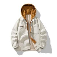 Chaqueta falsa de dos piezas para hombre, ropa de trabajo informal holgada que combina con todo, Tops de primavera y otoño, novedad de 2024 - details 3