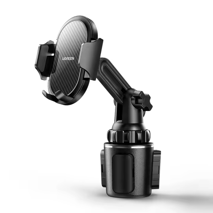 UGREEN Soporte Móvil para Coche en Portavasos, Ajustable Universal para iPhone 16/15 Pro Max, Samsung Galaxy, Xiaomi, Huawei, Todos los Móviles 4-7 Pulgadas, Uso Seguro con Una Mano - 1
