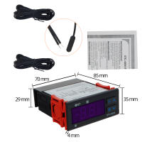 Controlador de temperatura Digital STC-9200, termorregulador con función de alarma de ventilador de descongelación de frigeración, CA 220V, CC 24V, 12V, 50% de descuento - details 1