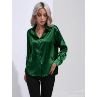 Camisa de satén para mujer, blusa de manga larga, nuevo estilo primavera/verano, ropa de mujer - details 82