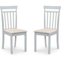 Juego de 2 sillas de comedor Coast, gris - details 0