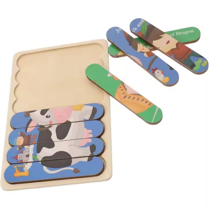 1 Juego de Rompecabezas de Barras para niños, Juguetes educativos tempranos, Rompecabezas infantil - 1