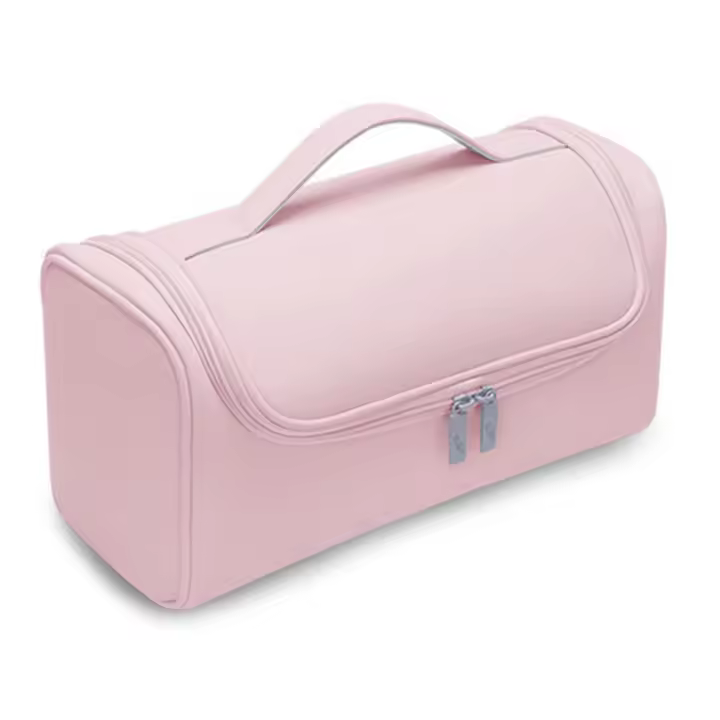 Caja de Cabello Oculta y Portátil Bolsa de Herramientas de Peluquería Antideslizante Impermeable de Gran Capacidad Rosa - 1