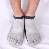 Calcetines cortos de algodón transpirables antideslizantes para hombre, calcetines invisibles de cinco dedos, calcetines de malla, calcetines de cinco dedos - details 1