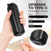 Miniventilador de Mano Portátil, Recargable por USB con Silencioso, Banco de Energía - details 4