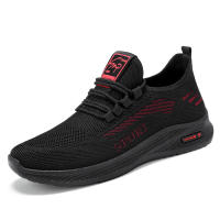 2025 nuevos deportes zapatos de los hombres transpirable casual nuevos zapatos de suela blanda tejida con mosca zapatos deportivos de los hombres - details 1