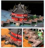 MMZ modelo MU 3D modelo de metal Yu Garden nueve puente curvo DIY corte láser montar rompecabezas juguete regalo de escritorio para adultos - details 12