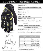 Guantes de Carreras SUOMY de Tamaño Grande XXL Negros con Decoración Elegante Antideslizantes y Transpirables para Moto Cierre de Pulgar Lavables en Agua - details 24