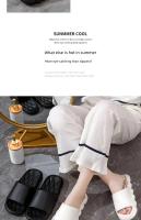 Chanclas de Pareja Suaves Suela Gruesa para Hogar y Exteriores Estilo de Playa para Hombres en Verano - details 3