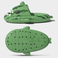 Zapatillas de sandía para hombre y mujer, chanclas planas informales con dibujos animados de tiburón Eva, Chanclas de playa, novedad de verano - details 8