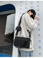 Nuevos bolsos para hombres y mujeres, bolsos de cadena personalizados de moda, bolsos de mensajero de hombro neutros y versátiles de moda, bolsos cuadrados pequeños. - details 16