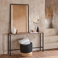 Mesa de Entrada Recibidor Mesa de Consola MDF y Hierro 120 x 80 x 20 cm FSB19-XL-N ES - details 36