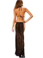 Vestido transparente con abertura para mujer, lencería Sexy de encaje, falda con tirantes, ropa interior erótica, vestidos de Club nocturno - details 5