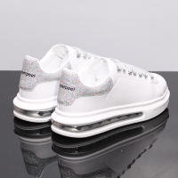 Mcqueen-zapatillas de deporte blancas con cojín de aire para hombre, suela gruesa con aumento de altura, novedad de verano, pareja, tablero informal, zapatos de mujer a la moda - details 13