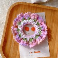 Flores Convallariae, gomas para el pelo de flores de ganchillo, elásticas, hechas a mano, tejidas, tocado de cuerda para el cabello, colorido, dulce, diario - details 8