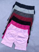 Pantalones cortos de gimnasio de impacto para mujer, pantalones cortos deportivos para motociclista, pantalones cortos de Yoga con banda baja acanalada de 4,5 ", mallas sin costuras para entrenamiento - details 5