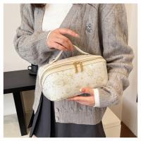 Nueva y elegante bolsa de cosméticos bordada para mujer, viaje portátil, artículos de tocador de gran capacidad y bolsa de almacenamiento - details 5