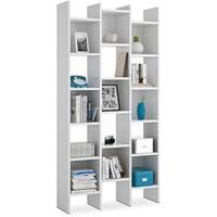Estantería Vertical para Jóvenes 6 Baldosas, Diseño I-Joy, Acabado en Blanco Artik, Medidas 180 cm x 52 cm x 25 cm - details 10