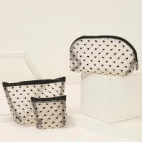 Bolsa de Maquillaje de Malla para Mujeres Organizador de Viaje con Cremallera - details 1
