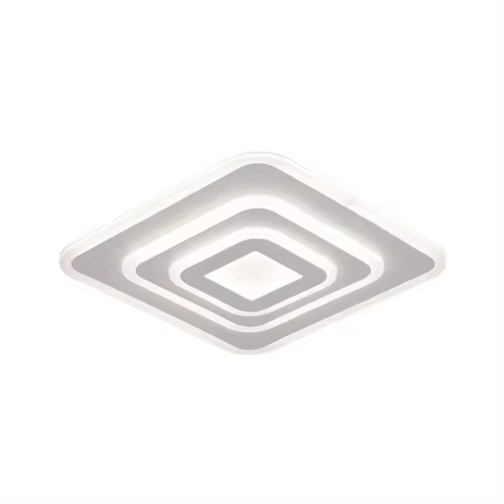 Goeco Luz de Techo Acrílica Ultrafina Blanca 20*5CM Luz Blanca Caliente 3000K Iluminación Interior - 1