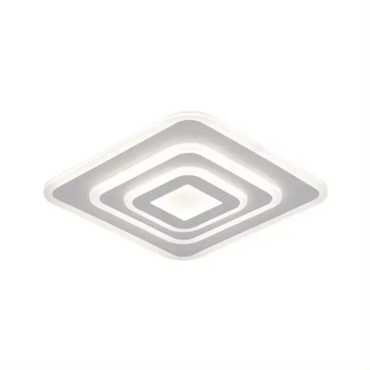 Goeco Luz de Techo Acrílica Ultrafina Blanca 20*5CM Luz Blanca Caliente 3000K Iluminación Interior - 1