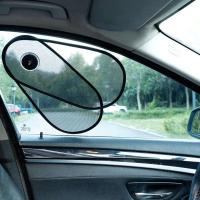 Tipo de ventosa giratoria para ventana lateral de coche, parasol para coche, protección UV, parasol universal negro - details 1