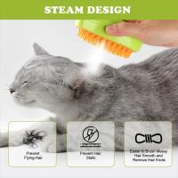 Cepillo de depilación para mascotas, Cepillo de masaje eléctrico con pulverizador para gatos y perros - details 1