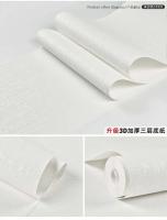 Papel tapiz blanco autoadhesivo de barro diatós, tela no tejida gruesa, pegatina de pared tridimensional 3D para dormitorio - details 7