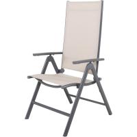 Silla plegable de aluminio Korfu, 67 x 59 x 113 cm, Carbón - details 63