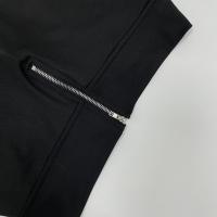 Conjunto de Top Corto Ajustado sin Cuello con Cremallera de Color Sólido para Mujer Primavera/Verano 2025 y Shorts Ajustados de Cintura Alta. - details 13