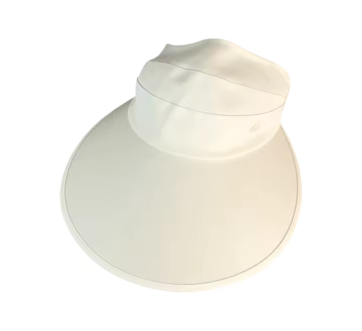 Elegante Sombrero de Protección Solar para Mujeres Largo Borla Almacenable Seda de Hielo Versátil - 1