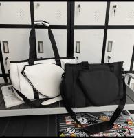 Combi-Bolsa para raqueta de Tenis, raqueta padel, bádminton aqueta, Unisex Adulto, Negro/Blanco - details 16