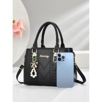 1 bolso de hilo bordado a la moda, bolso de gran capacidad simple y versátil, adecuado para varios ocns Mochila de lujo de alta gama - details 5