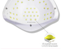 Secador de uñas de 45LED Lámpara LED para curar todo el esmalte de uñas de Gel con pantalla táctil LCD grande Sensor inteligente para salón de manicura de marca Clou Beaute - details 6