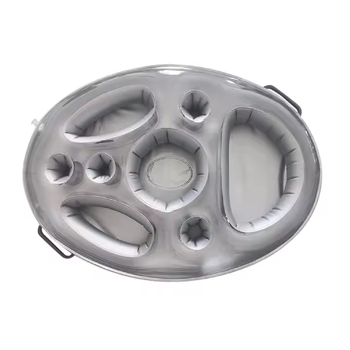 Soporte flotante de PVC para bebidas, soporte flotante inflable para latas de bebidas, bañera de hidromasaje, regalos de Fiesta EN LA Piscina - 1