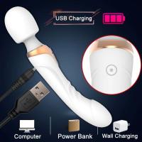 Consoladores potentes, vibrador de doble Motor de silicona, varita de gran tamaño, masajeador de punto G Av, juguete sexual para mujeres, estimulador de clítoris, adultos 18+ - details 9