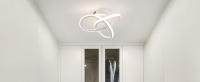 TOMAXIN-Luz LED de techo moderna, luces de pasillo para dormitorio, entrada, armario, balcón, diseño curvo, 24CM - details 3