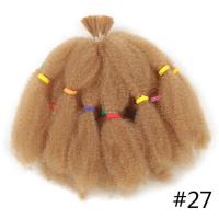 Fibra resistente al calor mujeres africanas pelo sintético Afro rizado pelo trenzado de ganchillo trenzas rizadas a granel peluca rastas ombré - details 2