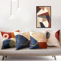 Fundas para sofá de 45x45 cm, Juego de 4 Cojines Decorativos de Terciopelo con Cremallera Invisible (Moderno) - details 2