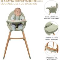 Seggiolone Pappa FINI2 2 en 1 Rialzo da Sedia Poggiapiedi Vassoio Regolabile - details 10
